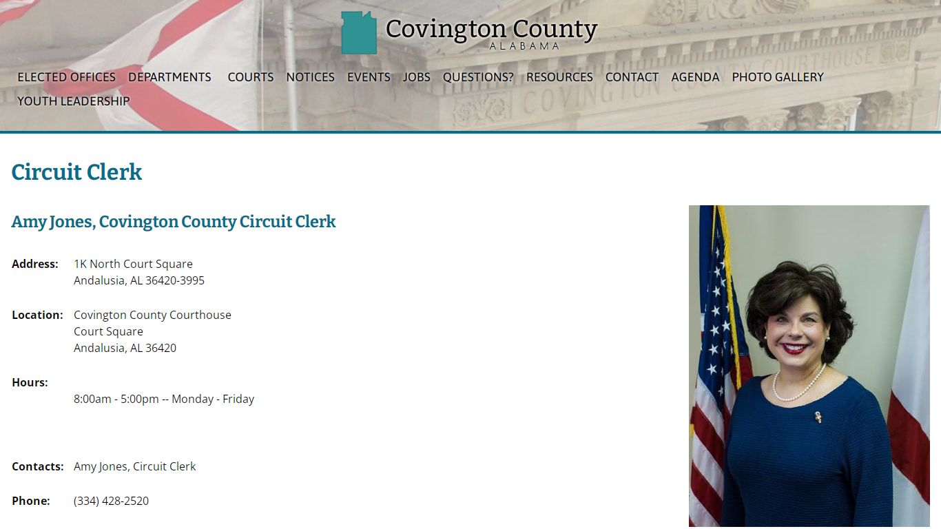 Circuit Clerk | Covington County AL